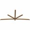 Ekena Millwork Alberta Timber Gable Bracket, Western Red Cedar, 108"W x 49"H x 1 1/2"D x 3 1/2"F, 11/12 Pitch GBW108X49X0204ALB00SWR - alternate 5